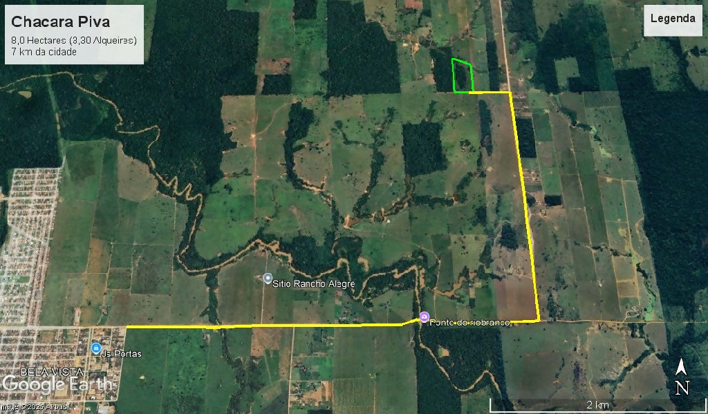 Chácara de 3-3 alqueires para venda