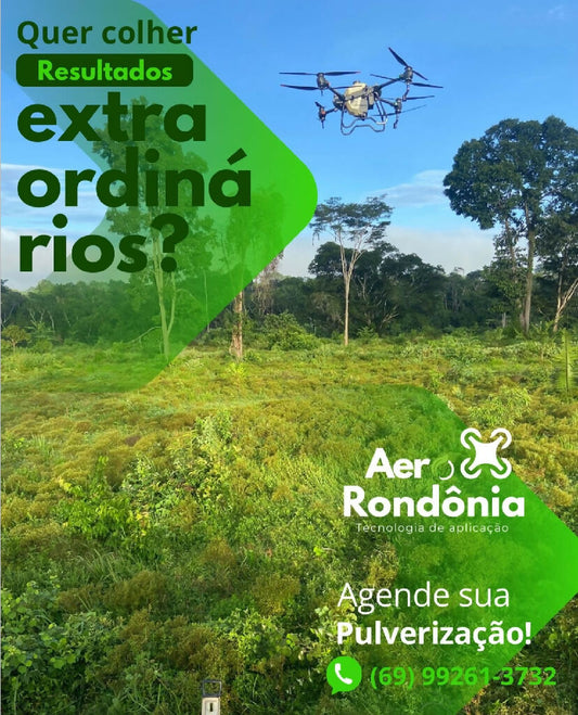 Drone disponível para pulverização